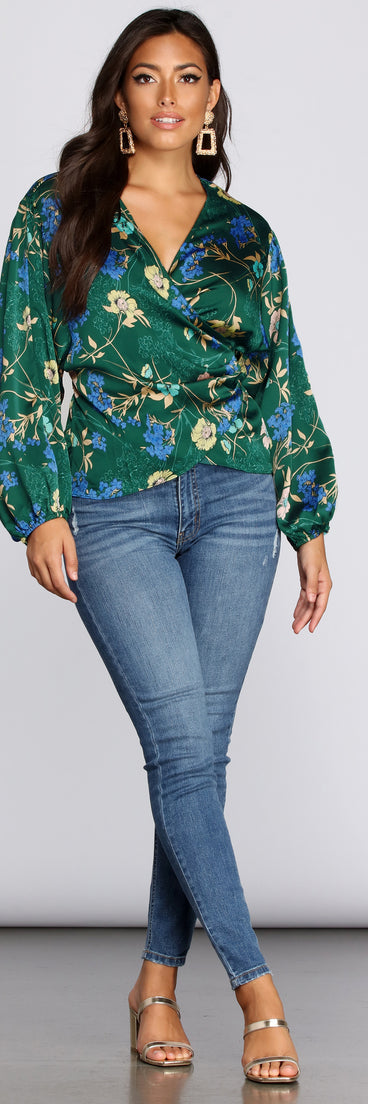 For The Love of Floral Top