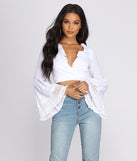 Angel Baby Boho Wrap Blouse