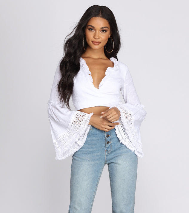 Angel Baby Boho Wrap Blouse