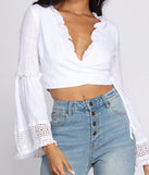 Angel Baby Boho Wrap Blouse