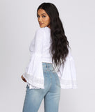 Angel Baby Boho Wrap Blouse