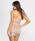 Slay It With Sequins Crop Top