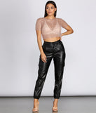 With fun and flirty details, Sparkly Dreams Sheer Crop Top shows off your unique style for a trendy outfit for the summer season!