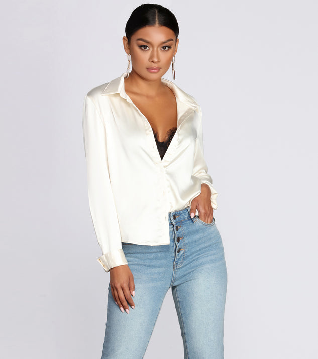 The Classic Satin Blouse & Windsor