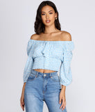 Ditsy Floral Milkmaid Top