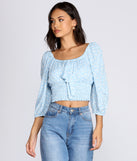 Ditsy Floral Milkmaid Top