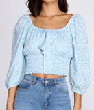 Ditsy Floral Milkmaid Top