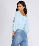 Ditsy Floral Milkmaid Top