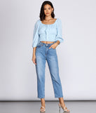 Ditsy Floral Milkmaid Top