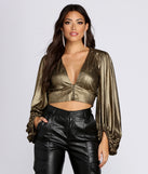 Treasure Me Cropped Blouse