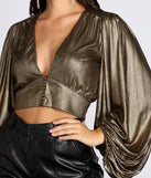 Treasure Me Cropped Blouse