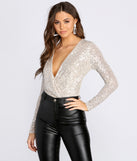 You’ll look stunning in the Such A Sequin Girl Bodysuit when paired with its matching separate to create a glam clothing set perfect for parties, date nights, concert outfits, back-to-school attire, or for any summer event!