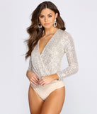 You’ll look stunning in the Such A Sequin Girl Bodysuit when paired with its matching separate to create a glam clothing set perfect for parties, date nights, concert outfits, back-to-school attire, or for any summer event!