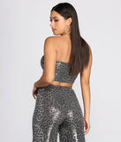 With fun and flirty details, Leopard Sequin Tube Top shows off your unique style for a trendy outfit for the summer season!