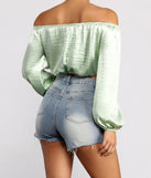 With fun and flirty details, Stunning Sophistication Satin Crop Top shows off your unique style for a trendy outfit for the summer season!