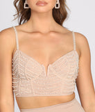 With fun and flirty details, Beaded Beauty Cropped Bralette shows off your unique style for a trendy outfit for the summer season!