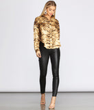 Fierce Competition Satin Blouse