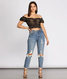 With fun and flirty details, Zebra Off-Shoulder Puff Sleeve Crop Top shows off your unique style for a trendy outfit for the summer season!