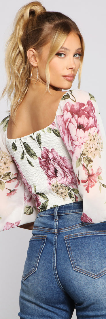 With fun and flirty details, Too Sweet Floral Chiffon Top shows off your unique style for a trendy outfit for the summer season!