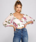 With fun and flirty details, Too Sweet Floral Chiffon Top shows off your unique style for a trendy outfit for the summer season!