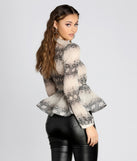With fun and flirty details, Bring The Sass Peplum Top shows off your unique style for a trendy outfit for the summer season!