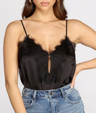 With fun and flirty details, Luxe Lace Detail Bodysuit shows off your unique style for a trendy outfit for the summer season!