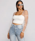 With fun and flirty details, Statement Stunner Smocked Puff Sleeve Crop Top shows off your unique style for a trendy outfit for the summer season!