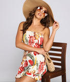 With fun and flirty details, Ready For Paradise Smocked Tube Top shows off your unique style for a trendy outfit for the summer season!