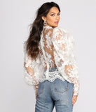 With fun and flirty details, Power Shoulders Puff Embroidered Top shows off your unique style for a trendy outfit for the summer season!