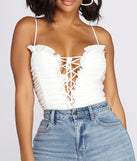 Ready Or Not Ruched Bodysuit is a trendy pick to create 2023 festival outfits, festival dresses, outfits for concerts or raves, and complete your best party outfits!