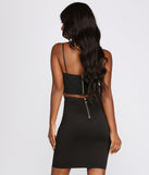 Make A Ponte Fringe Crop Top is a trendy pick to create 2023 festival outfits, festival dresses, outfits for concerts or raves, and complete your best party outfits!