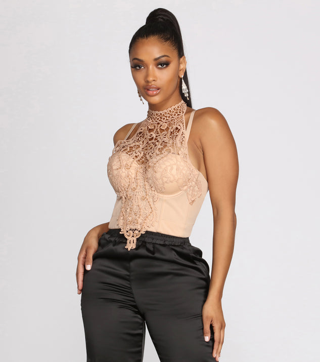 Dress up in Beaded Babe Crochet Bustier as your going-out dress for holiday parties, an outfit for NYE, party dress for a girls’ night out, or a going-out outfit for any seasonal event!
