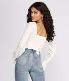 With fun and flirty details, Sweet Thing Ruffle Smocked Crop Top shows off your unique style for a trendy outfit for the summer season!