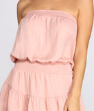 Ruffled Up Strapless Tunic is a trendy pick to create 2023 festival outfits, festival dresses, outfits for concerts or raves, and complete your best party outfits!