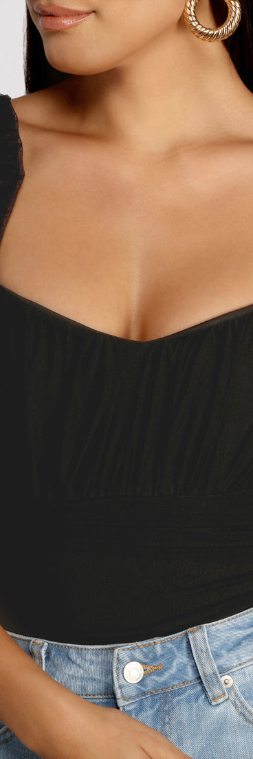 With fun and flirty details, Little Miss Dotted Bodysuit shows off your unique style for a trendy outfit for the summer season!