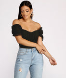 With fun and flirty details, Little Miss Dotted Bodysuit shows off your unique style for a trendy outfit for the summer season!