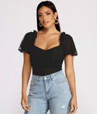 With fun and flirty details, Little Miss Dotted Bodysuit shows off your unique style for a trendy outfit for the summer season!