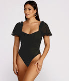 With fun and flirty details, Little Miss Dotted Bodysuit shows off your unique style for a trendy outfit for the summer season!