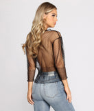 With fun and flirty details, Pretty In Polka Dots Mesh Top shows off your unique style for a trendy outfit for the summer season!