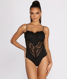 With fun and flirty details, Lace Beauty Bustier Bodysuit shows off your unique style for a trendy outfit for the summer season!