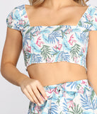 Vacay Queen Smocked Crop Top is a trendy pick to create 2023 festival outfits, festival dresses, outfits for concerts or raves, and complete your best party outfits!