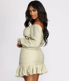 With fun and flirty details, Endless Summer O-Ring Ruffle Hem Crop Top shows off your unique style for a trendy outfit for the summer season!