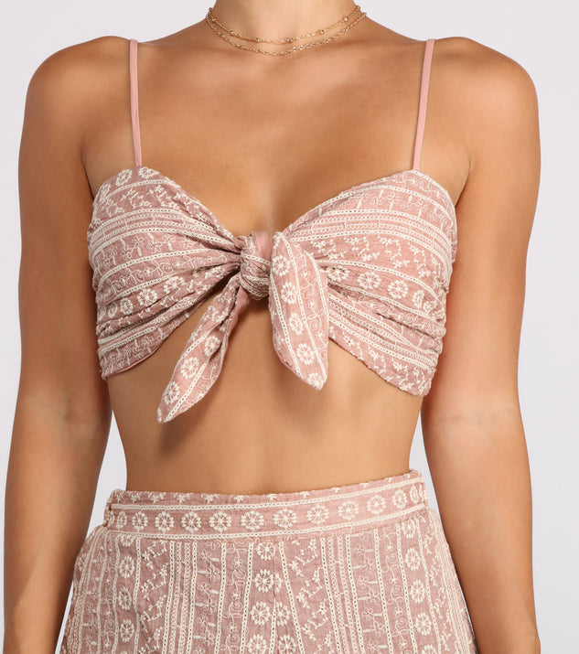 You’ll look stunning in the Feeling Good Tie Front Top when paired with its matching separate to create a glam clothing set perfect for parties, date nights, concert outfits, back-to-school attire, or for any summer event!
