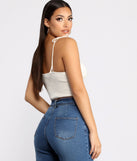 With fun and flirty details, Smock It To Me Crop Top shows off your unique style for a trendy outfit for the summer season!