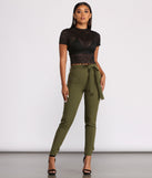 With fun and flirty details, Short Sleeve Lace Crop Top shows off your unique style for a trendy outfit for the summer season!
