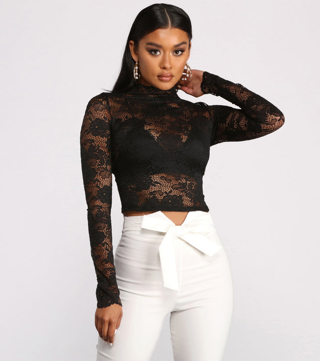  Lace Sleeve Tops