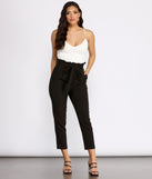 With fun and flirty details, So Not The Drama Crop Top shows off your unique style for a trendy outfit for the summer season!