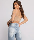 With fun and flirty details, Rare Pearl Beauty Puff Sleeve Top shows off your unique style for a trendy outfit for the summer season!