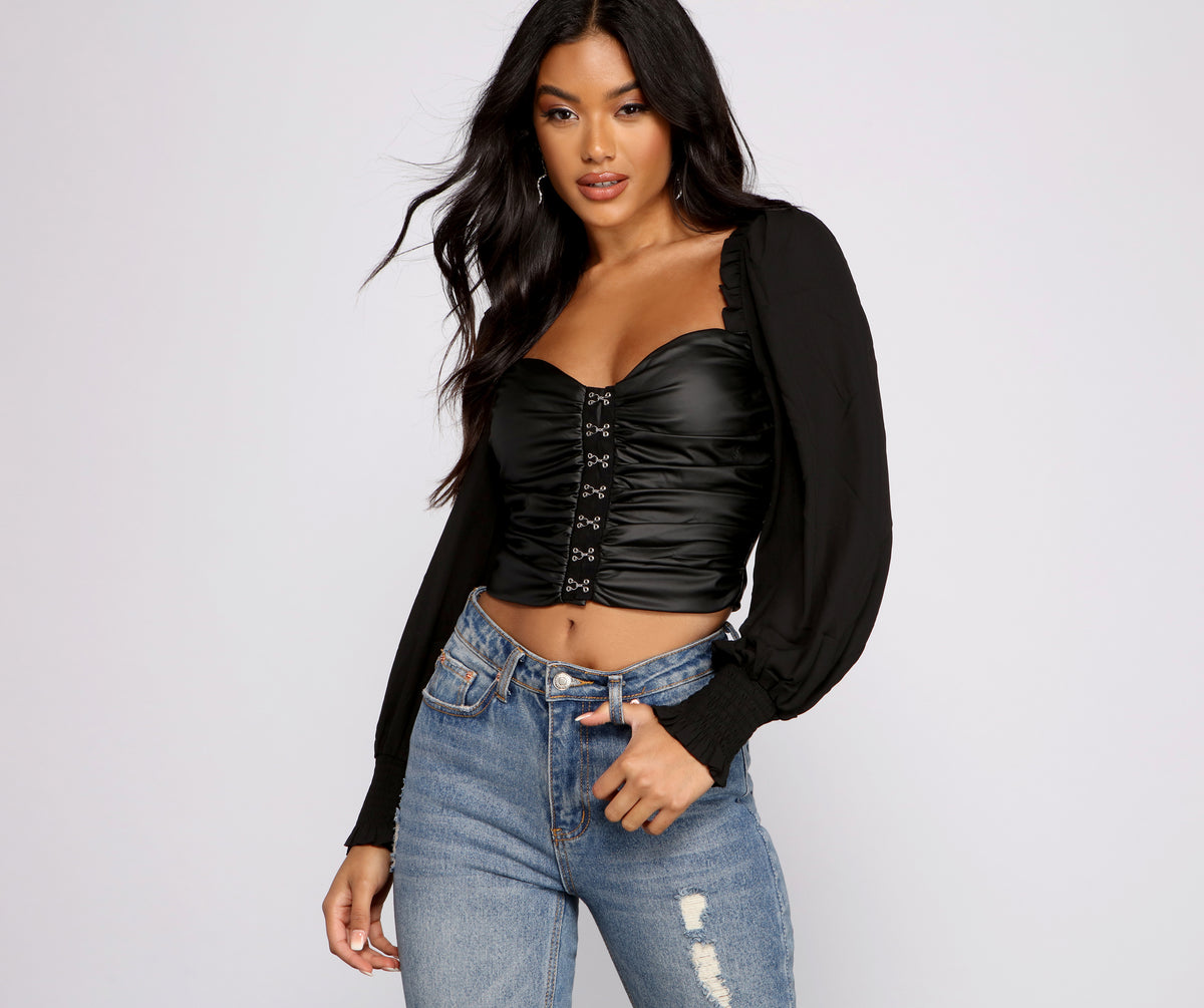 Leather Top