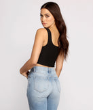 With fun and flirty details, the Hook and Eye Corset Crop Top shows off your unique style for a trendy outfit for the spring or summer season!
